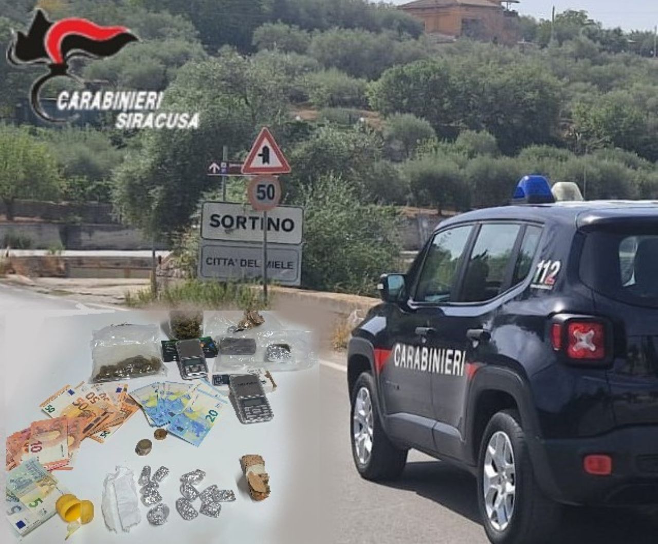 Sortino, arrestato 57enne per detenzione ai fini di spaccio di sostanze stupefacenti