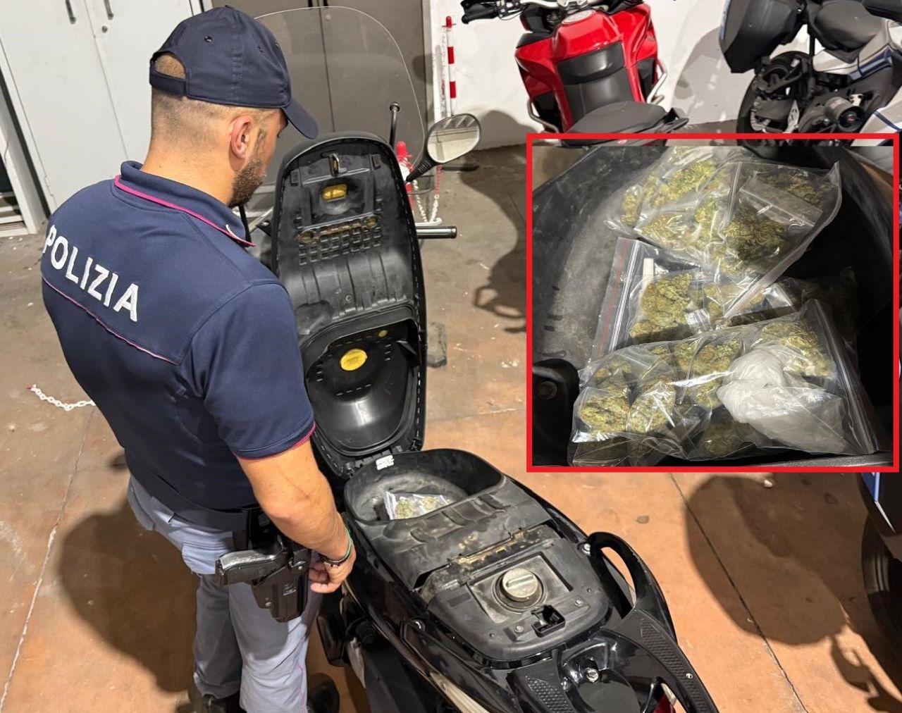 In scooter senza casco e con la droga davanti alla Questura di Catania: fermato 21enne romeno In scooter senza casco e con la droga davanti alla Questura di Catania: fermato 21enne romeno