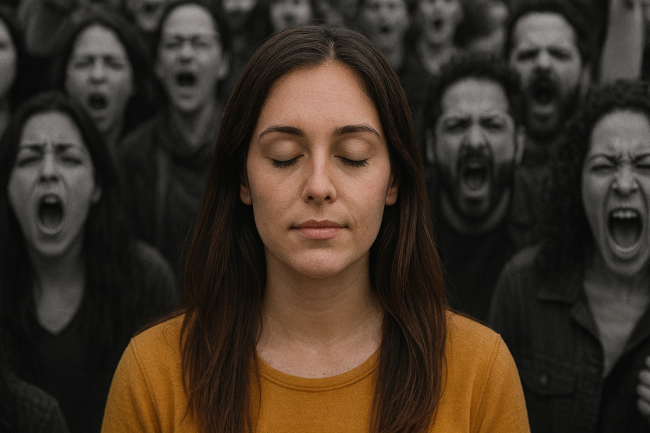 Quando il mondo urla, il silenzio fa rumore