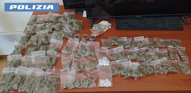 Catania, pusher 36enne arrestato due volte in quattro giorni dalla Polizia di Stato