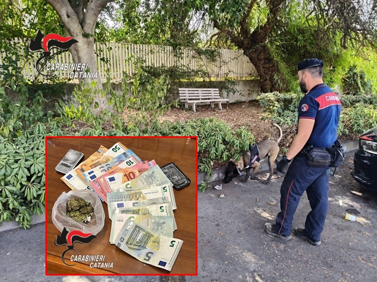 Catania, sequestrati 800 grammi di droga tra Librino e Trappeto: un arresto e una denuncia