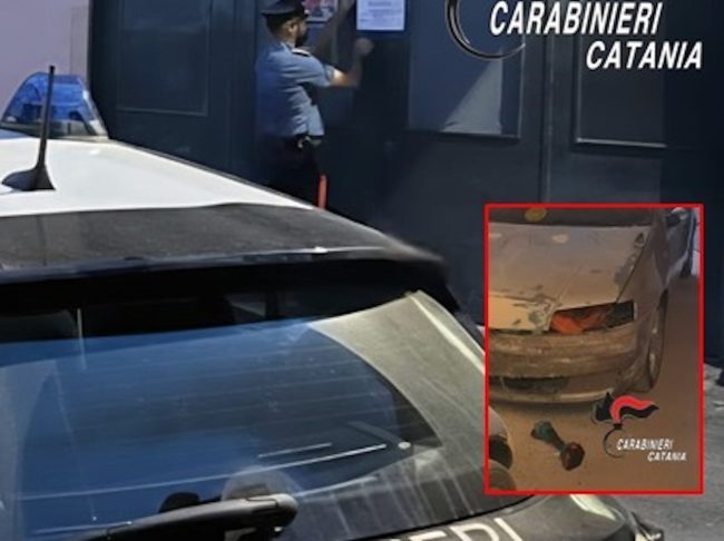 Biancavilla, sequestrata carrozzeria abusiva in un garage privato