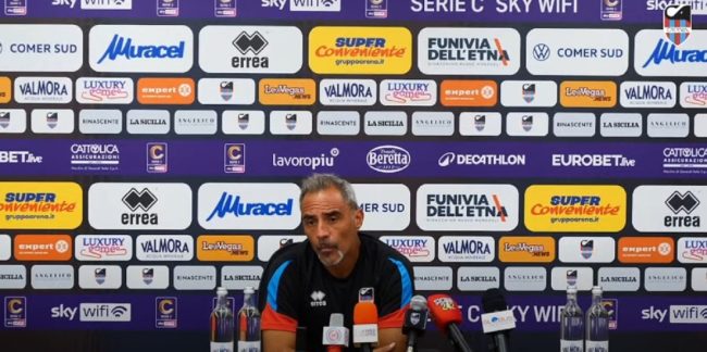 Toscano alla vigilia di Catania-Sorrento: “Partita di lucidità, determinante l’impatto iniziale”
