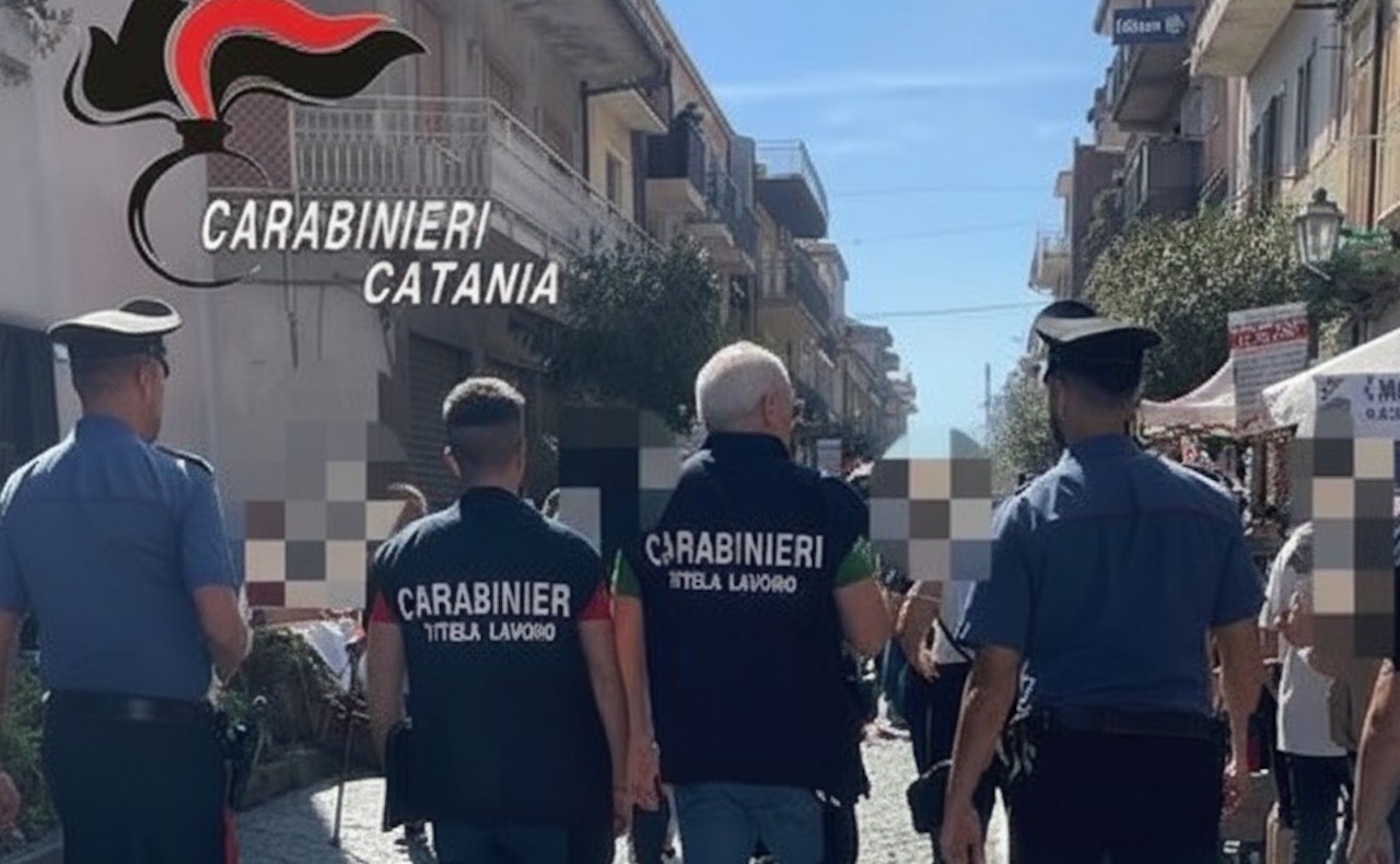 Paternò, controlli dei Carabinieri del NIL: denunce e sanzioni per lavoro irregolare