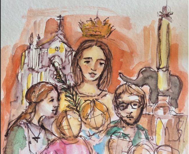 “Sant’Agata, compagna di banco per il nuovo anno scolastico”: il messaggio dell’arcivescovo Renna agli studenti