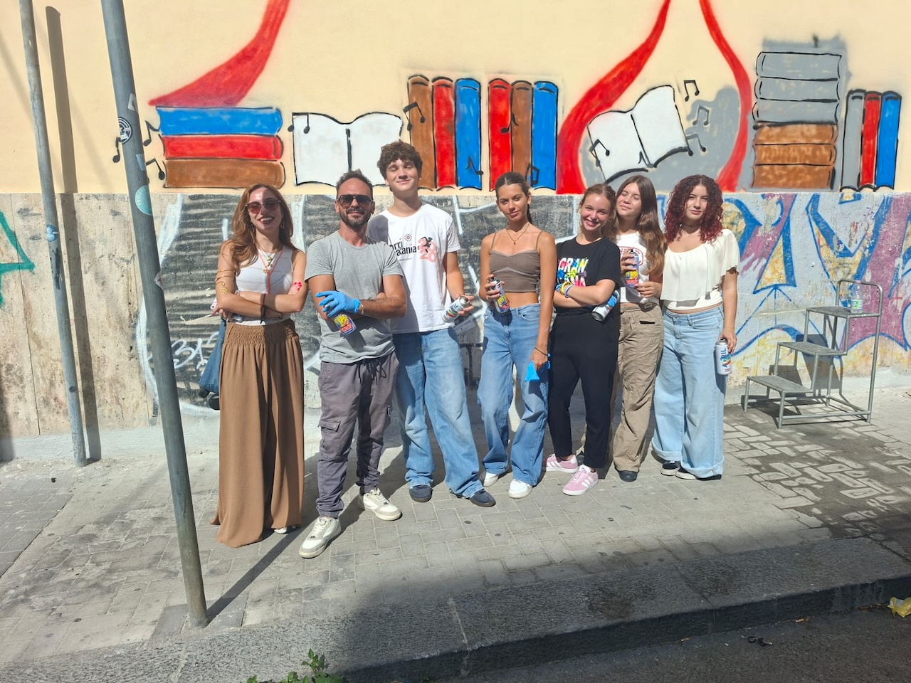 Ancora entusiasmo al Liceo “Spedalieri” di Catania: arriva un nuovo murales!
