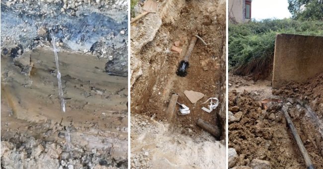 Pronto intervento gas: tubazione metano di via Bronte danneggiata da infiltrazioni idriche messa in sicurezza