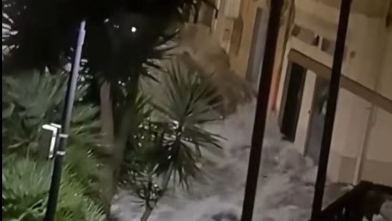 Notte di maltempo nel Trapanese, bomba d’acqua si abbatte su Alcamo