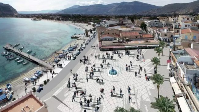 Palermo, al via i lavori di riqualificazione della piazza di Mondello