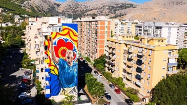 Un murale per Totò Schillaci a Palermo: domani l’inaugurazione
