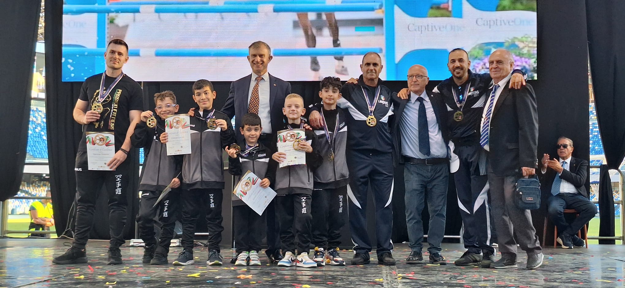Dal Tatami al Trionfo: giovani guerrieri di Randazzo brillano allo Stadio Maradona