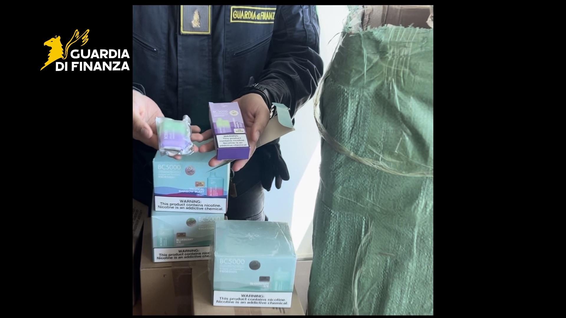 Palermo, maxi sequestro di 11,5 milioni di prodotti da fumo illegali