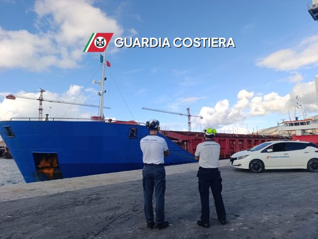Trapani, fermata nave con oltre 20 irregolarità a bordo