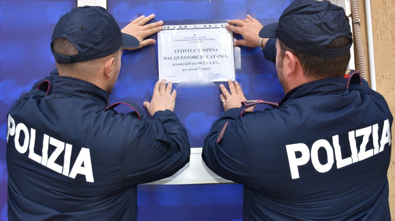 Caltagirone, chiuso un centro scommesse: era ritrovo di pregiudicati