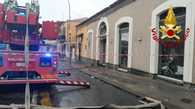 intervento dei vigili del fuoco