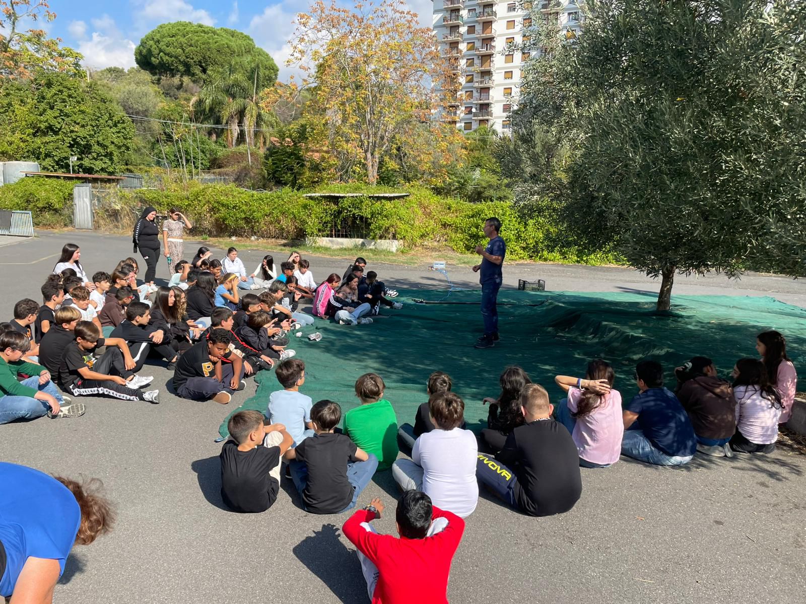 Un giorno tra gli ulivi: l’esperienza degli studenti nella raccolta delle olive nell’ICS “Italo Calvino” di Catania