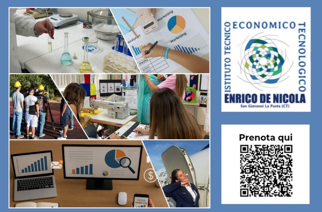 Open Day all’I.T.E.T. “De Nicola” di San Giovanni la Punta, primo appuntamento sabato 25 ottobre – LE INFO