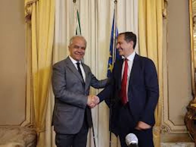 L’incontro tra il sindaco Trantino e il ministro Piantedosi sulla sicurezza a Catania