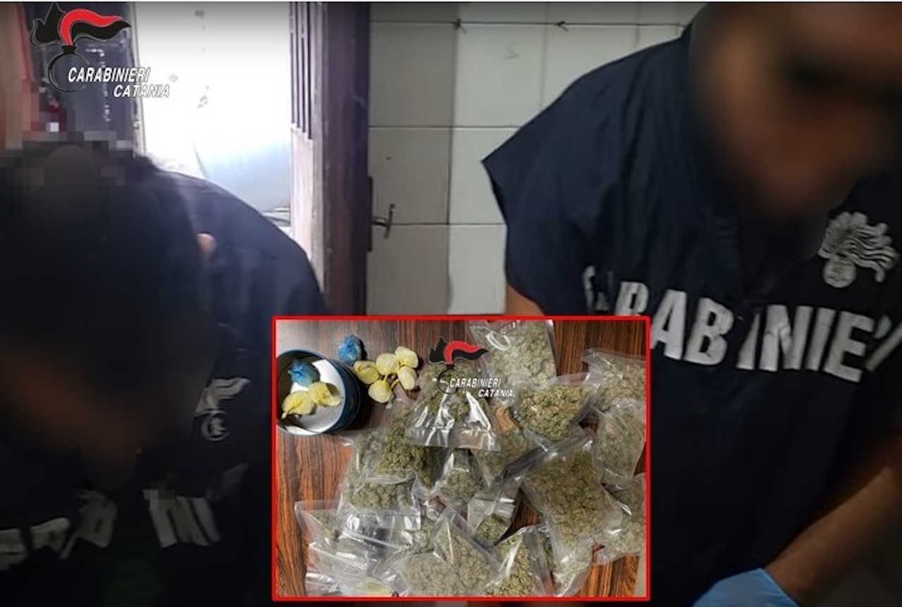 Catania, droga in una busta della spesa: l’arresto in via Acquicella Porto