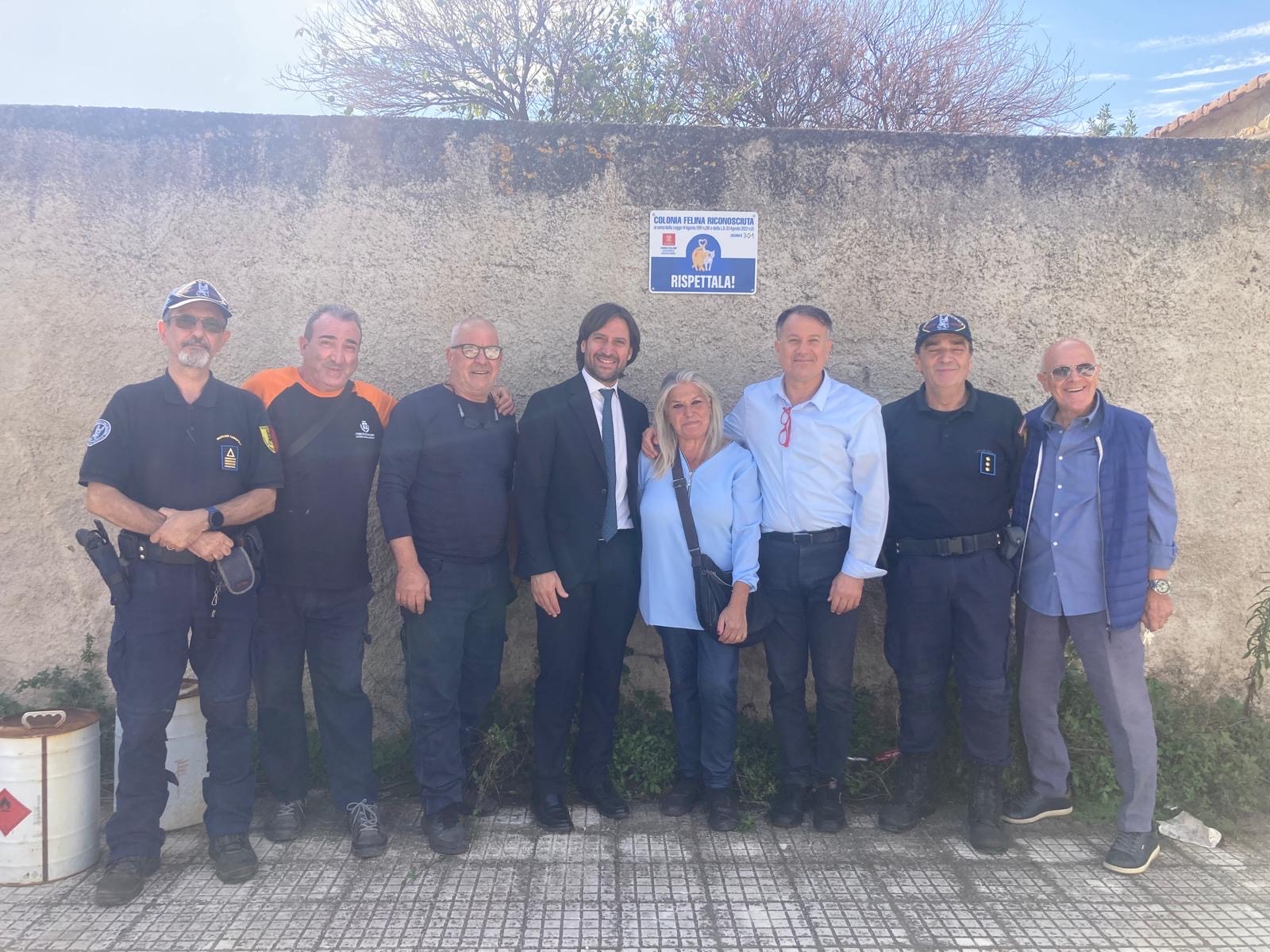 Palermo, nuova segnaletica in via Mango per segnalare la presenza di una colonia felina