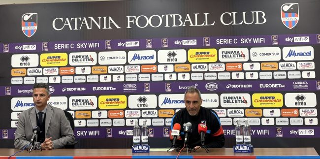 “Dall’episodio di Cicerelli è emerso un grandissimo gruppo. Ora concentrati sulla partita”. Le parole di mister Toscano prima di Picerno-Catania