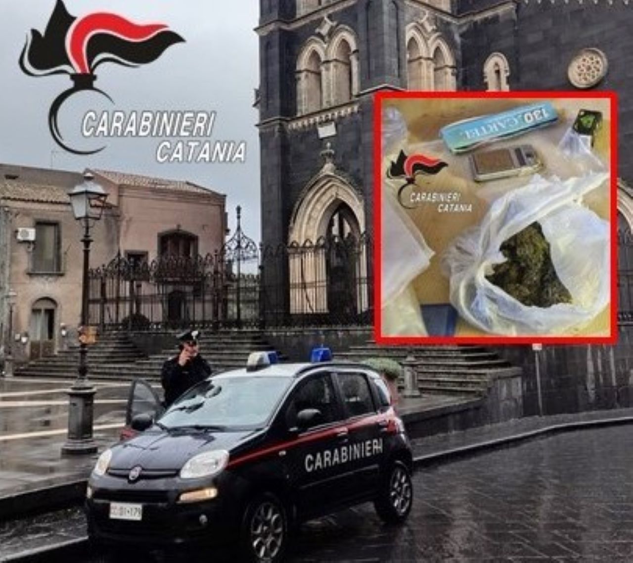 Controlli a Maletto, fermato un pusher 27enne Controlli a Maletto, fermato un pusher 27enne