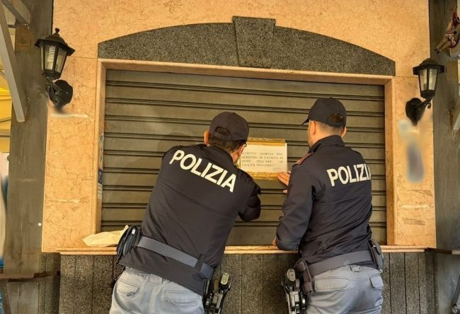 Catania, sospese le attività di un bar e di un chiosco: erano punto di ritrovo per pregiudicati