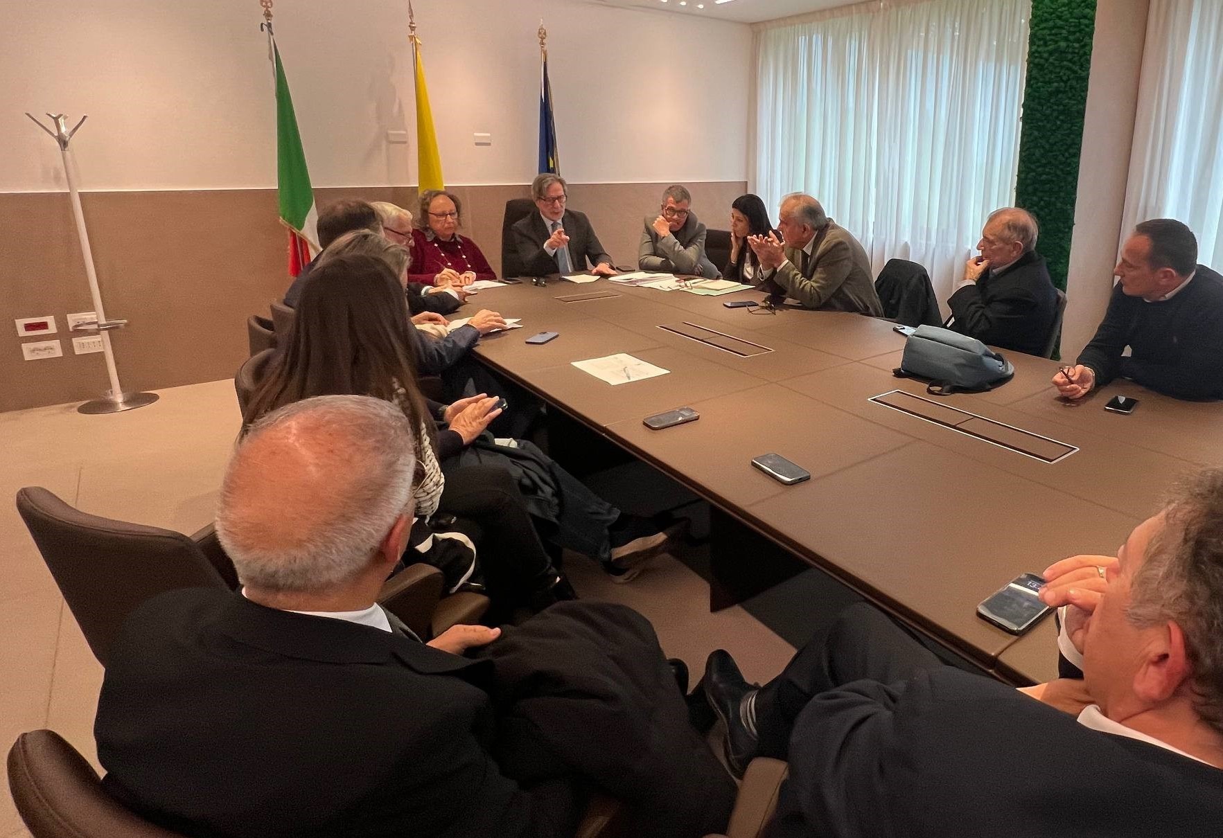 Sanità, delegazione della medicina specialistica convenzionata ricevuta a Palazzo d’Orléans