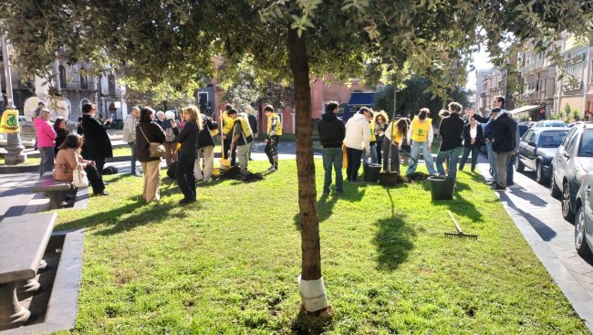 Il Convitto Cutelli e la Festa dell’Albero in piazza: studenti, istituzioni e cittadini insieme per una città più verde