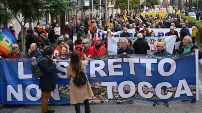Sabato il corteo “No Ponte” a Messina. Floridia (M5S): “Bocciato il ‘compitino’ di Salvini. Il progetto non sta in piedi”
