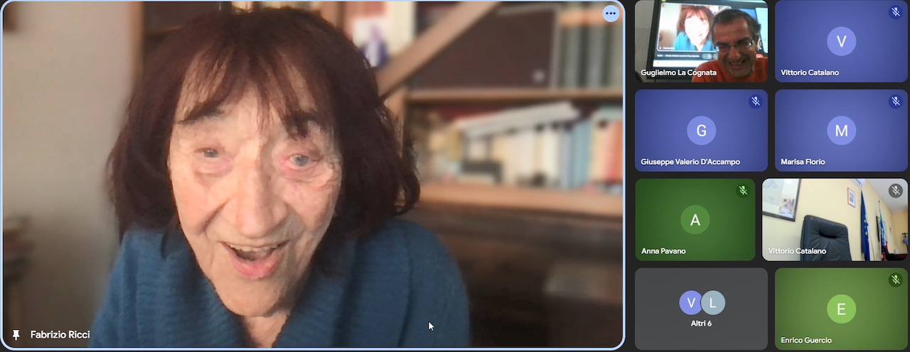 Il Liceo “Spedalieri” di Catania incontra la staffetta partigiana Mirella Alloisio, classe 1925