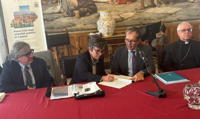 Catania, firmato l’accordo tra Comune e Agenzia del Demanio: via al piano per la rigenerazione urbana