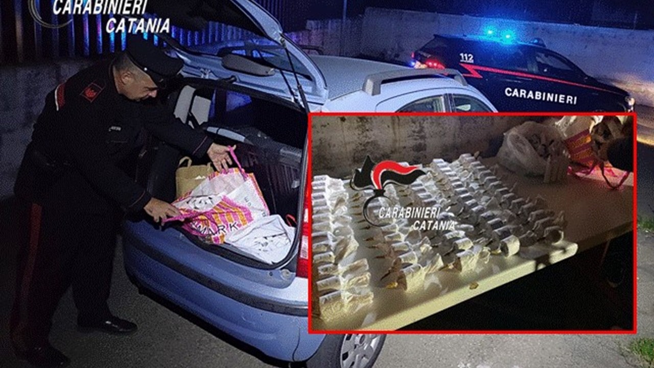 Trasportava quasi 17 chili di botti illegali: denunciato un 32enne a Nesima