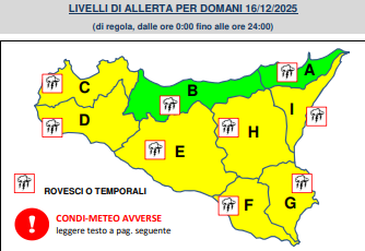 previsioni meteo del 15/12/2025