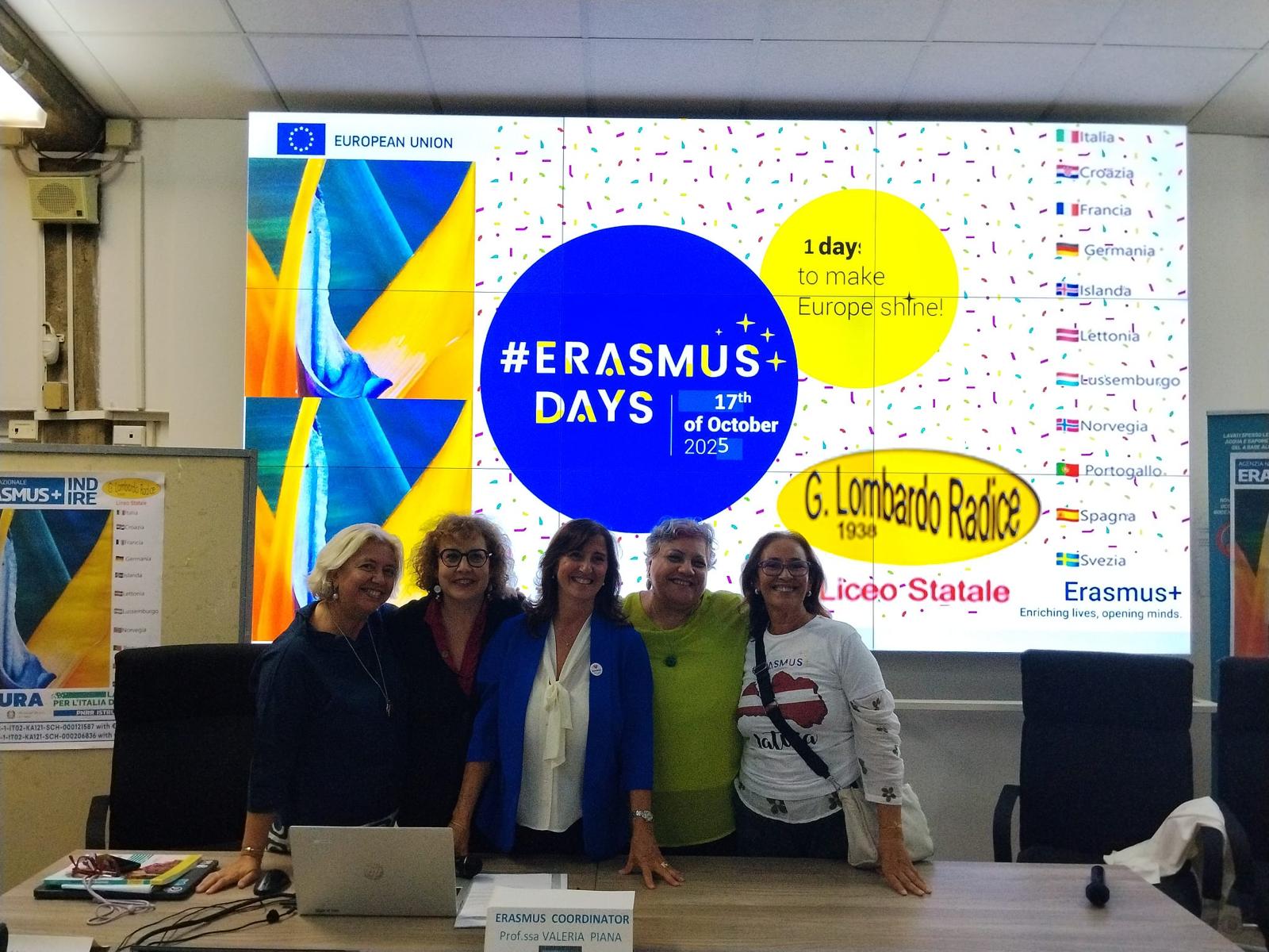 Grande successo del progetto Erasmus al Liceo Lombardo Radice Catania