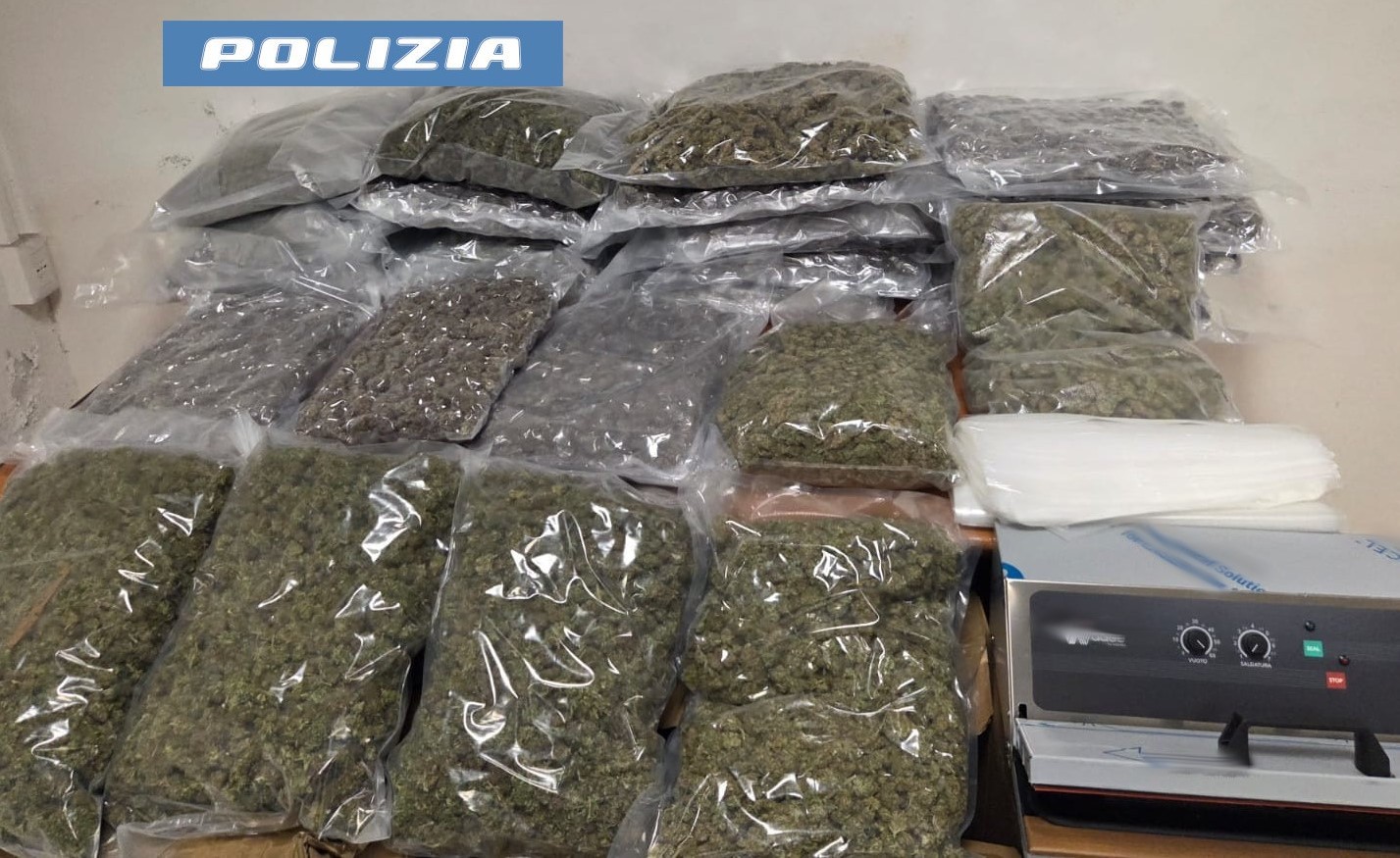 Catania, operazione “Alto impatto”: 4 arresti e sequestro di armi e oltre 32 chili di droga