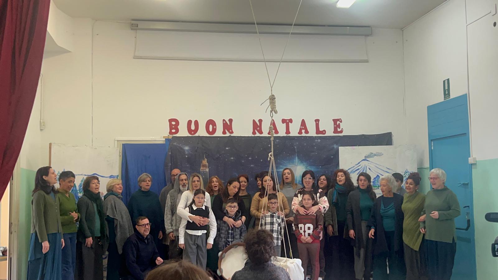 Il Coro Popolare Siciliano “Unicavuci” ospite all’IC “San Giorgio”di Catania: memorie, melodie e fascino dei canti di “naca”