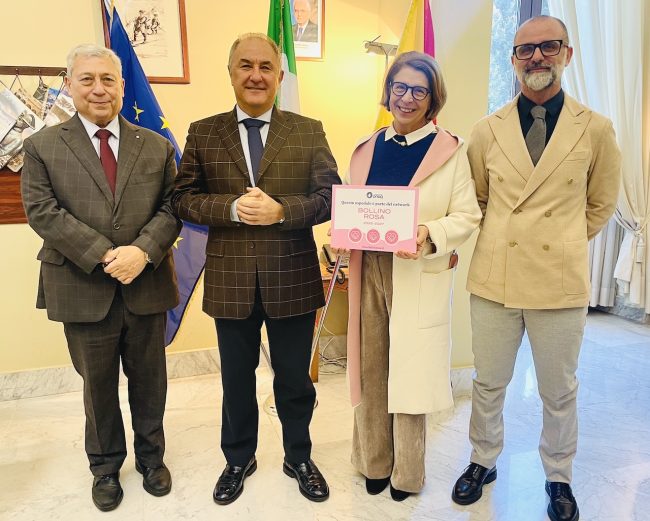 L’Arnas Garibaldi conferma i 3 Bollini Rosa 2026-2027: riconoscimento al vertice per la salute femminile