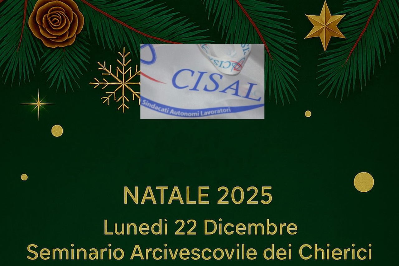 Natale 2025, gli auguri di Cisal Catania: fede, musica e comunità al Seminario dei Chierici