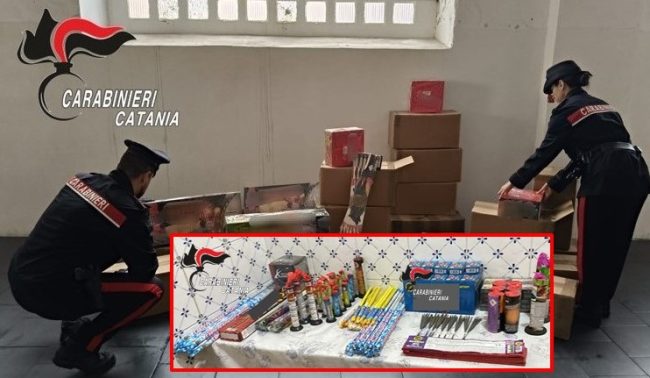 Catania, maxi-sequestro di botti illegali: 28enne denunciata. In casa 220 kg di materiale esplodente