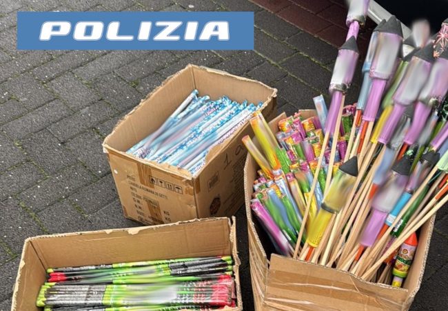 Centinaia di “botti” in un negozio di casalinghi di Trecastagni: nei guai la titolare