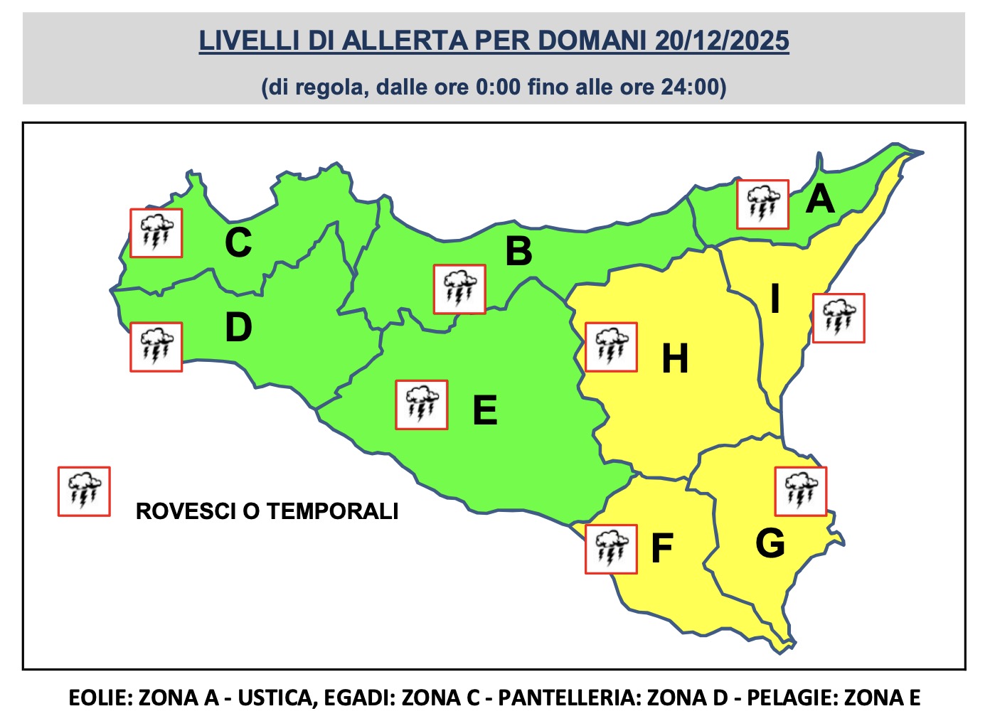 Meteo Sicilia domani