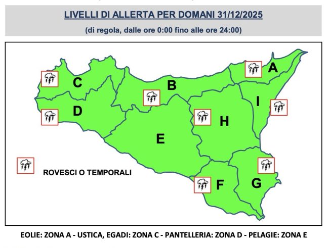 meteo vigilia di capodanno