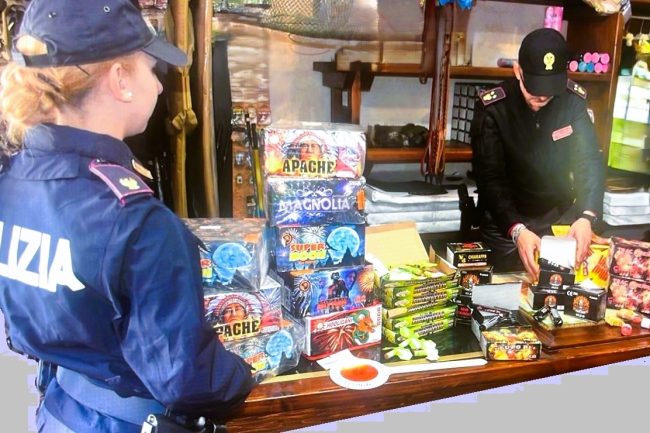 Gela, commercio abusivo di botti illegali: denunciato un 50enne