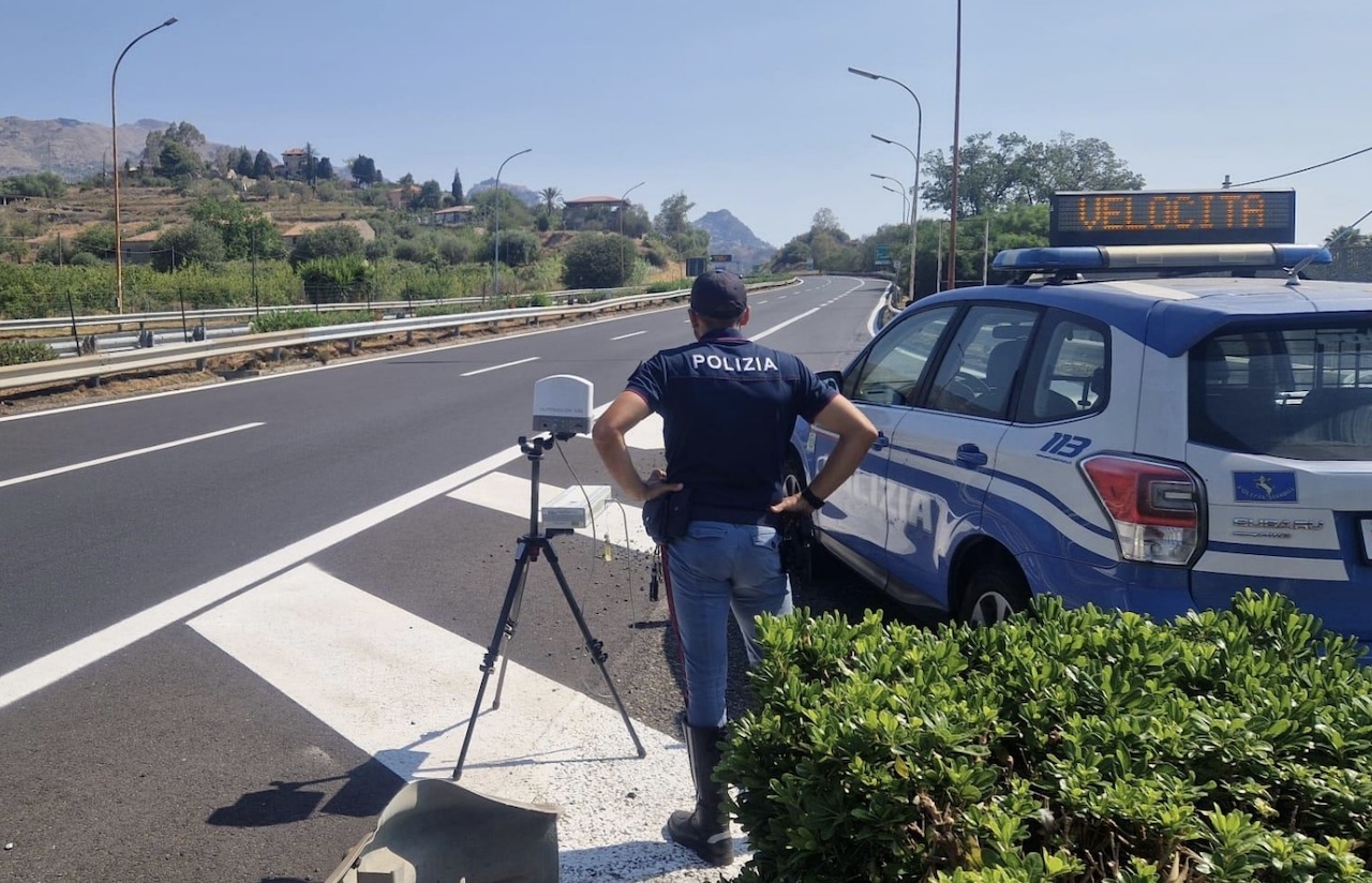 A18 e A20, controlli contro l’eccesso di velocità: pubblicata la mappa degli autovelox