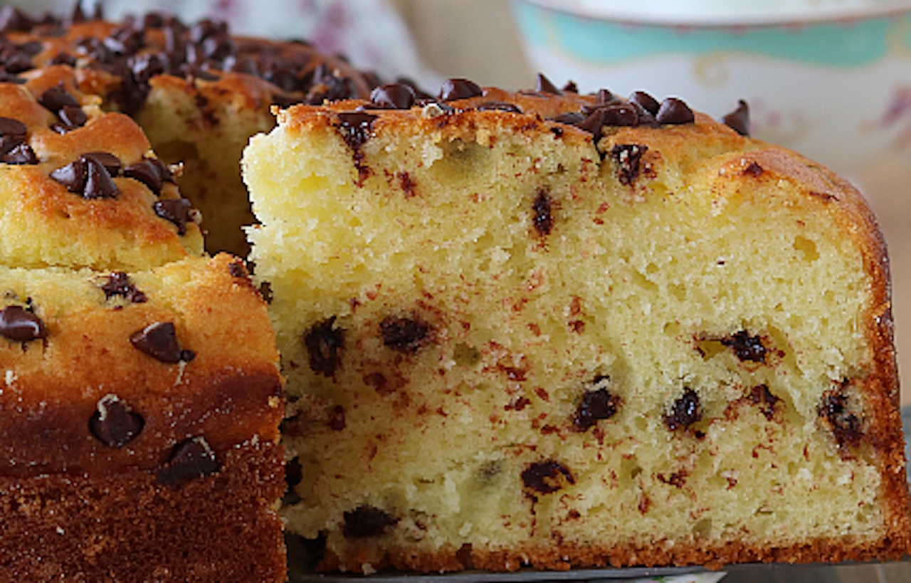Torta con yogurt e gocce di cioccolato: una soffice immersione tra sapori intramontabili
