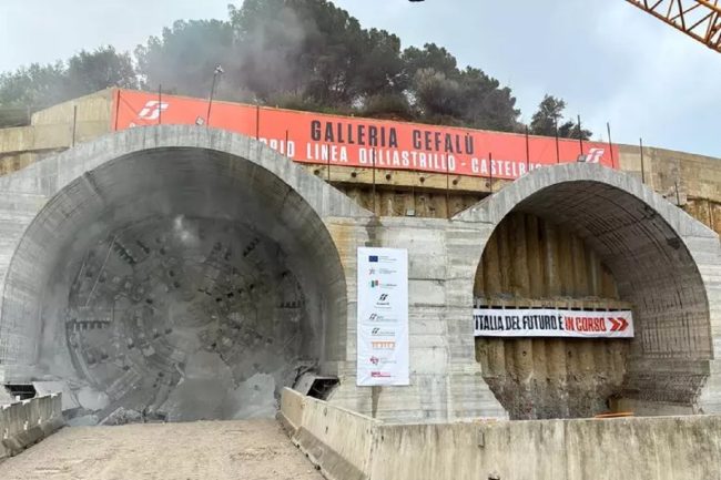 Abbattuto l’ultimo diaframma della prima galleria Cefalù: “Tappa importante per il territorio”