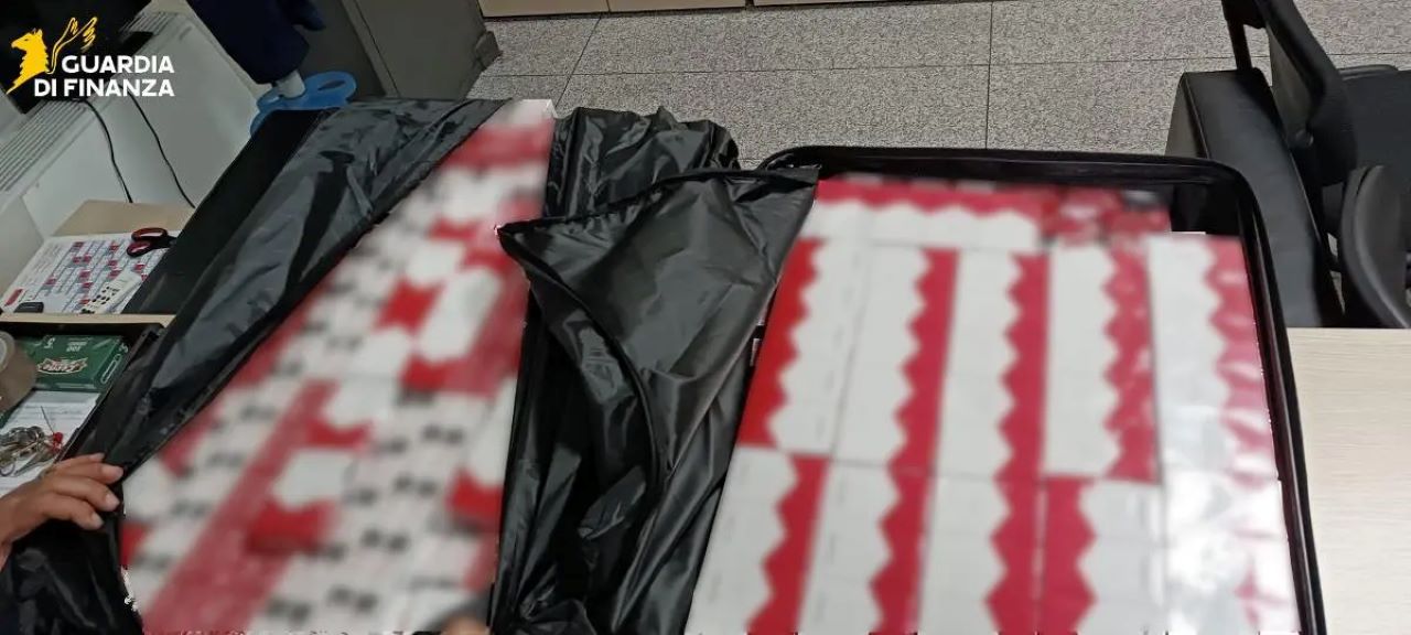 Controlli all’aeroporto di Catania-Fontanarossa: sequestrati oltre 105 kg di tabacchi di contrabbando
