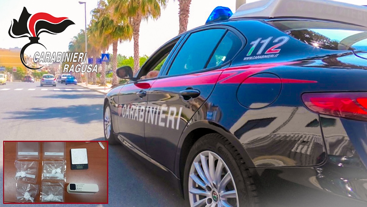 Pozzallo, arrestato giovane con cocaina sottovuoto pronta per lo spaccio