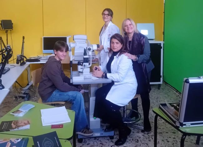 Report screening oftalmologico al Liceo Classico “Nicola Spedalieri” di Catania